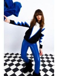 Blue graphic prit jumper