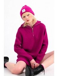 Half Zip Knit Dress