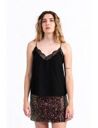 Lace trim camisole