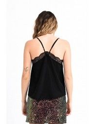 Lace trim camisole
