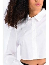 Cropped buttonned shirt