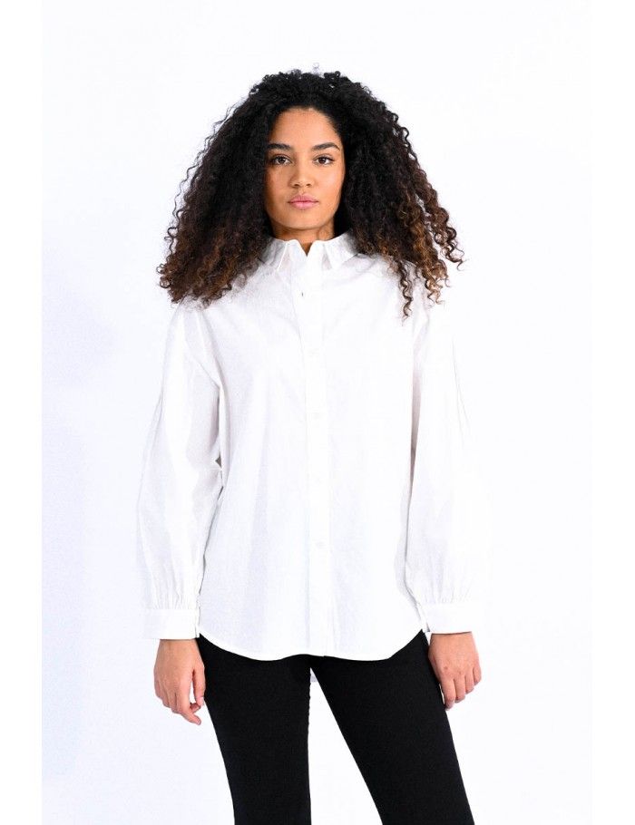 Balloon sleeve shirt