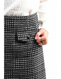 Checked mini skirt