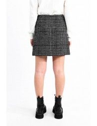 Checked mini skirt