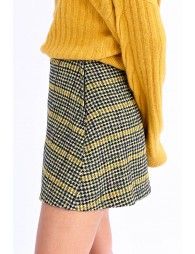 Mini plaid skirt