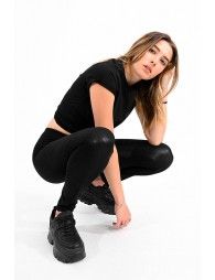 Velvet leggings