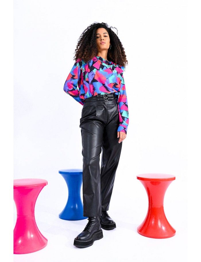 High waist vegan pants