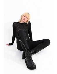 Black slim fit pants