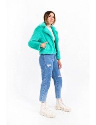 Fake fur jacket