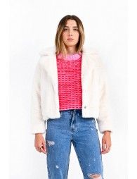 Fake fur jacket