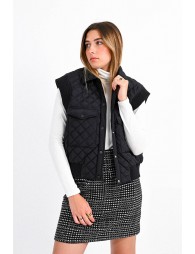 Chaleco acolchado con bolsillos