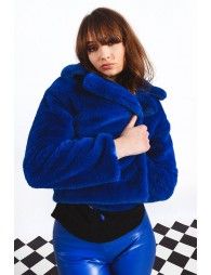 Fake fur jacket