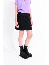 Mini Cotton skirt with strass