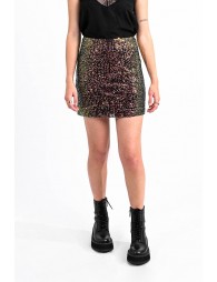 A-line sequined skirt