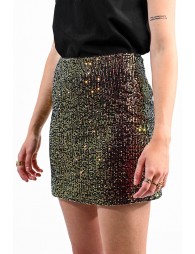 A-line sequined skirt