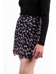 Slit mini skirt