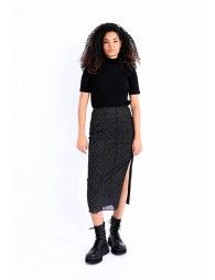 Long polka dot skirt