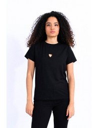 Front baby heart pattern Tee