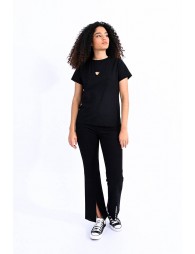 Front baby heart pattern Tee