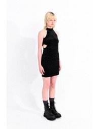 Velvet mini sheath dress