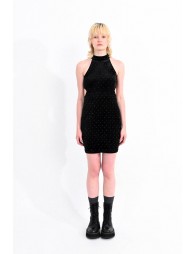 Velvet mini sheath dress