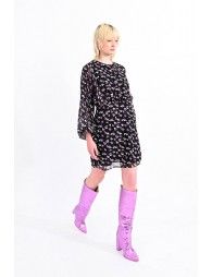 Color print mini dress