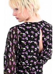 Color print mini dress