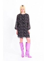 Color print mini dress