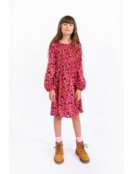 Smocked  print dress
