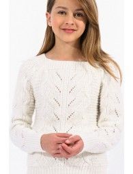 Square collar jumper