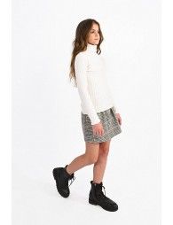 Ribbed jumper, turtleneck