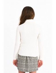 Ribbed jumper, turtleneck