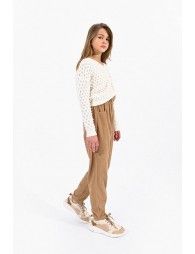 Pop corn knit jumper