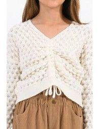 Pop corn knit jumper