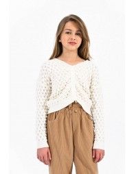 Pop corn knit jumper