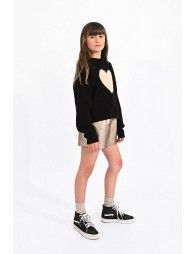 Heart print  pullover