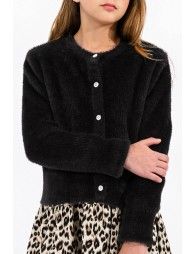 Crewneck cardigan