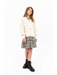 Ribbed knit cardigan
