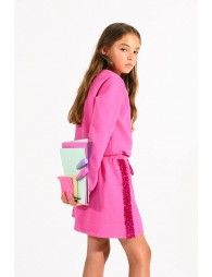 Mini fleece skirt