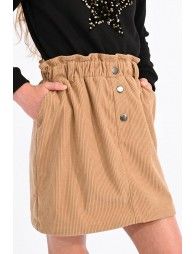 Corduroy mini skirt