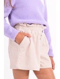 Corduroy mini shorts