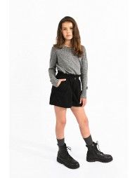 Corduroy mini shorts