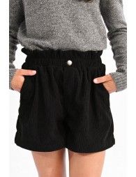 Corduroy mini shorts