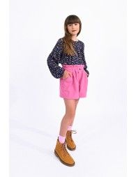 Corduroy mini shorts