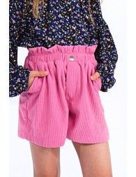Corduroy mini shorts