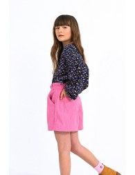 Corduroy mini shorts