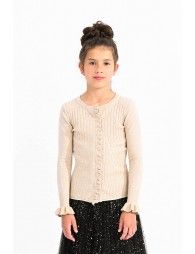 Ribbed cardigan