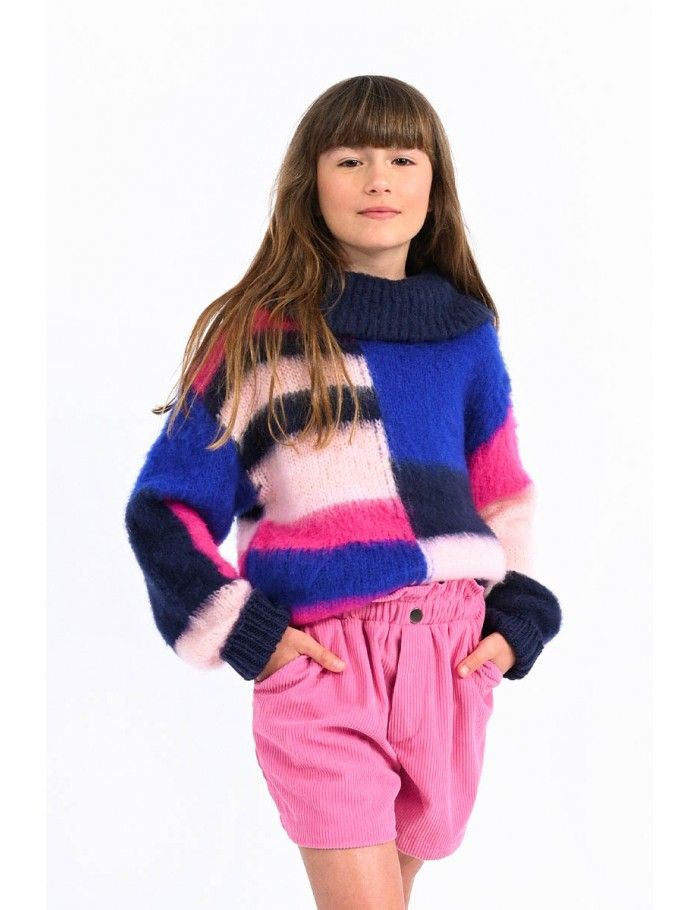 Color bloc jumper