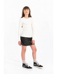 Crewneck cable knit jumper