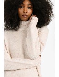 Stand collar jumper dress